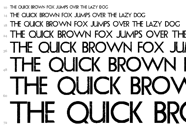 Uranium Mafia font waterfall